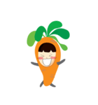I ware carrot suit（個別スタンプ：21）