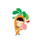 I ware carrot suit（個別スタンプ：27）