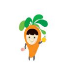 I ware carrot suit（個別スタンプ：28）