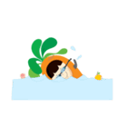 I ware carrot suit（個別スタンプ：34）
