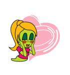 X-Worm ＆ Friend（個別スタンプ：6）