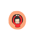 わたしがスタンプを描きました。（個別スタンプ：1）