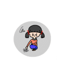 わたしがスタンプを描きました。（個別スタンプ：6）