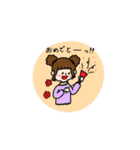 わたしがスタンプを描きました。（個別スタンプ：10）