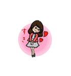 わたしがスタンプを描きました。（個別スタンプ：19）