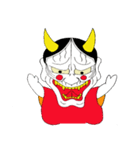 可愛い能面般若君（個別スタンプ：20）