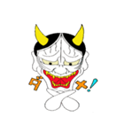 可愛い能面般若君（個別スタンプ：36）