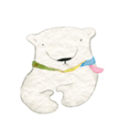 hand-drawing polarbear（個別スタンプ：34）