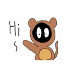 Small black man II（個別スタンプ：21）