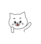 きゅーとなしろねこ。（個別スタンプ：9）