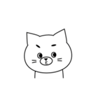 きゅーとなしろねこ。（個別スタンプ：12）