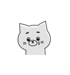 きゅーとなしろねこ。（個別スタンプ：14）