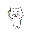 きゅーとなしろねこ。（個別スタンプ：16）