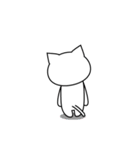 きゅーとなしろねこ。（個別スタンプ：20）