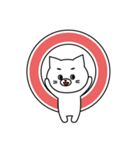 きゅーとなしろねこ。（個別スタンプ：25）