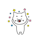 きゅーとなしろねこ。（個別スタンプ：29）