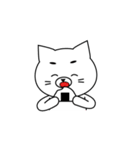 きゅーとなしろねこ。（個別スタンプ：34）