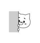 きゅーとなしろねこ。（個別スタンプ：35）