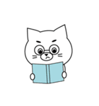 きゅーとなしろねこ。（個別スタンプ：36）