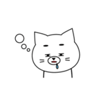 きゅーとなしろねこ。（個別スタンプ：37）