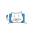 きゅーとなしろねこ。（個別スタンプ：38）