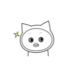 きゅーとなしろねこ。（個別スタンプ：39）