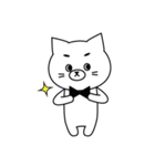 きゅーとなしろねこ。（個別スタンプ：40）