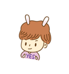 Rabbit Boo and his friends（個別スタンプ：10）