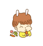 Rabbit Boo and his friends（個別スタンプ：11）