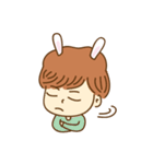 Rabbit Boo and his friends（個別スタンプ：21）
