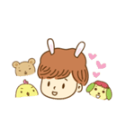 Rabbit Boo and his friends（個別スタンプ：31）