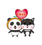 Panda＆Shiba（個別スタンプ：28）