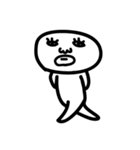 白い生き物たち（個別スタンプ：24）