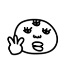 白い生き物たち（個別スタンプ：34）