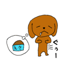 トイプードルのちょこちゃん（個別スタンプ：13）