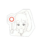 コピー用紙(容姿)な彼女（個別スタンプ：8）