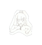 コピー用紙(容姿)な彼女（個別スタンプ：10）