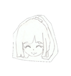 コピー用紙(容姿)な彼女（個別スタンプ：17）