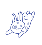 アオイうさぎ（個別スタンプ：13）