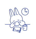 アオイうさぎ（個別スタンプ：26）