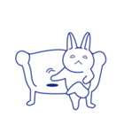 アオイうさぎ（個別スタンプ：31）