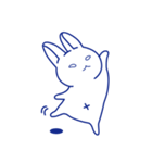 アオイうさぎ（個別スタンプ：34）
