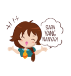 Chabbie the Funny Expressive Cute Girl（個別スタンプ：10）