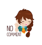 Chabbie the Funny Expressive Cute Girl（個別スタンプ：12）