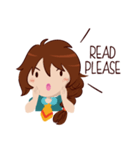Chabbie the Funny Expressive Cute Girl（個別スタンプ：14）
