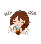Chabbie the Funny Expressive Cute Girl（個別スタンプ：31）