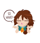 Chabbie the Funny Expressive Cute Girl（個別スタンプ：32）