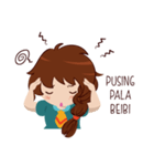 Chabbie the Funny Expressive Cute Girl（個別スタンプ：33）