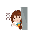 Chabbie the Funny Expressive Cute Girl（個別スタンプ：40）