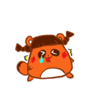 ポンポン・おさげ（個別スタンプ：26）